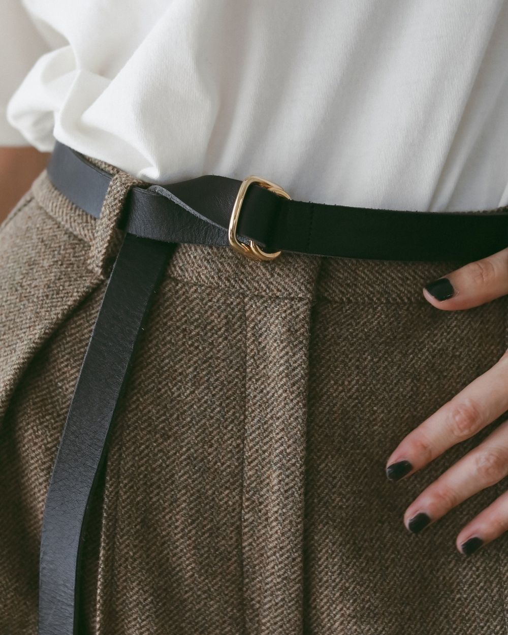 Double Backle Belt Double Backle Belt,ダブル バックル ベルト,62521004,ベルト,小物,GOOS,バックルベルト,グッズ,ànuke,アンヌーク,lifes,ライフズ,25aw