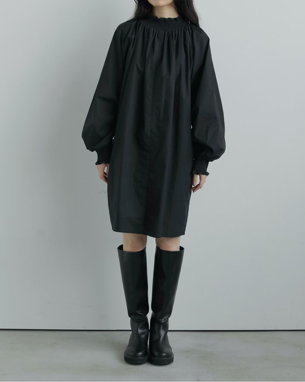 Ecoleather Long Boots Ecoleather Long Boots,エコレザーロングブーツ,62521007,ブーツ,靴,シューズ,ロングブーツ,ànuke,アンヌーク,lifes,ライフズ,25aw