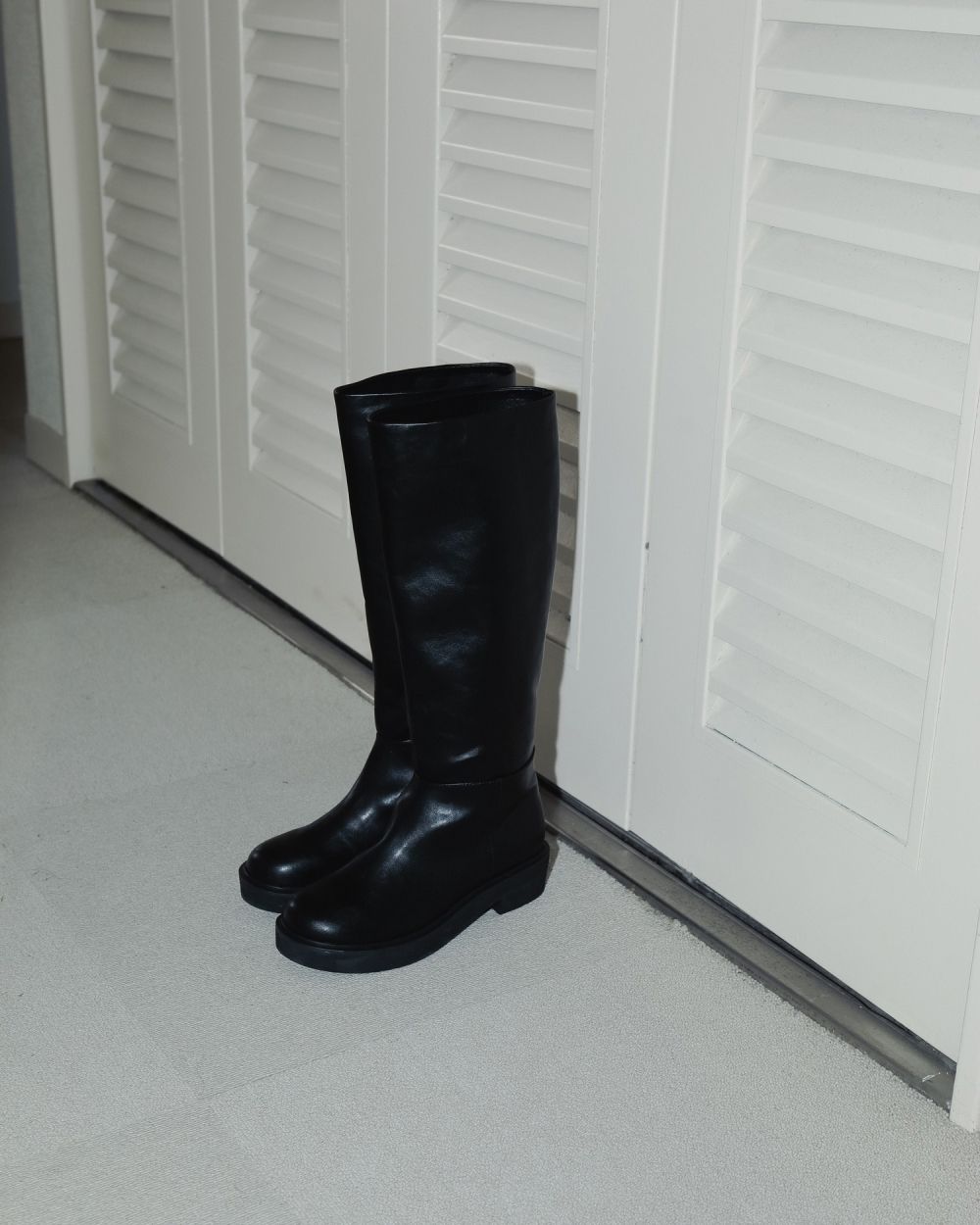 Ecoleather Long Boots Ecoleather Long Boots,エコレザーロングブーツ,62521007,ブーツ,靴,シューズ,ロングブーツ,ànuke,アンヌーク,lifes,ライフズ,25aw