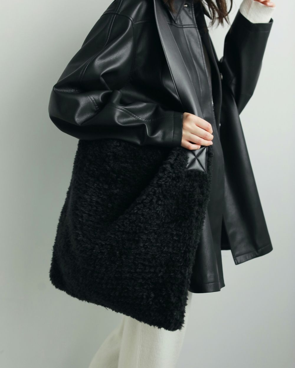 Boa Tote Bag Boa Tote Bag,ボア トート バック,62521011,バック,バッグ,ボア,トートバッグ,BAG,小物,グッズ,ànuke,アンヌーク,lifes,ライフズ,25aw