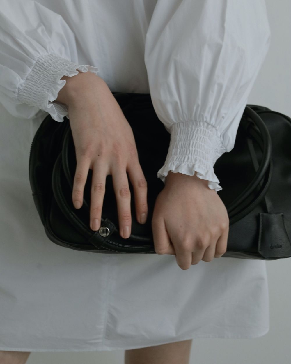 Ecoleather Boston Bag Ecoleather Boston Bag,エコレザーボストンバッグ,62521018,バック,グッズ,小物,ボストンバッグ,ànuke,アンヌーク,lifes,ライフズ,25aw