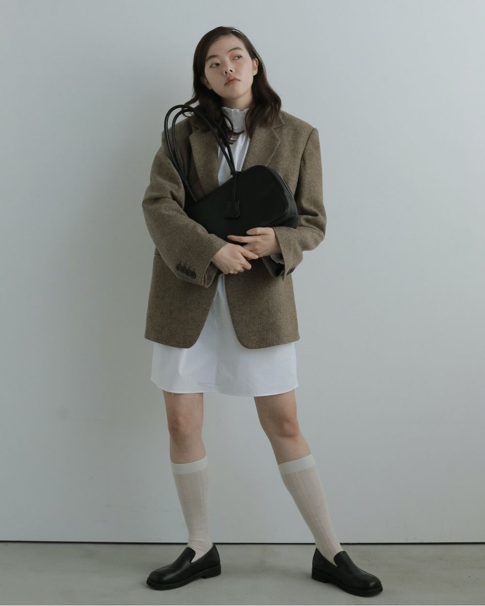 Ecoleather Boston Bag Ecoleather Boston Bag,エコレザーボストンバッグ,62521018,バック,グッズ,小物,ボストンバッグ,ànuke,アンヌーク,lifes,ライフズ,25aw