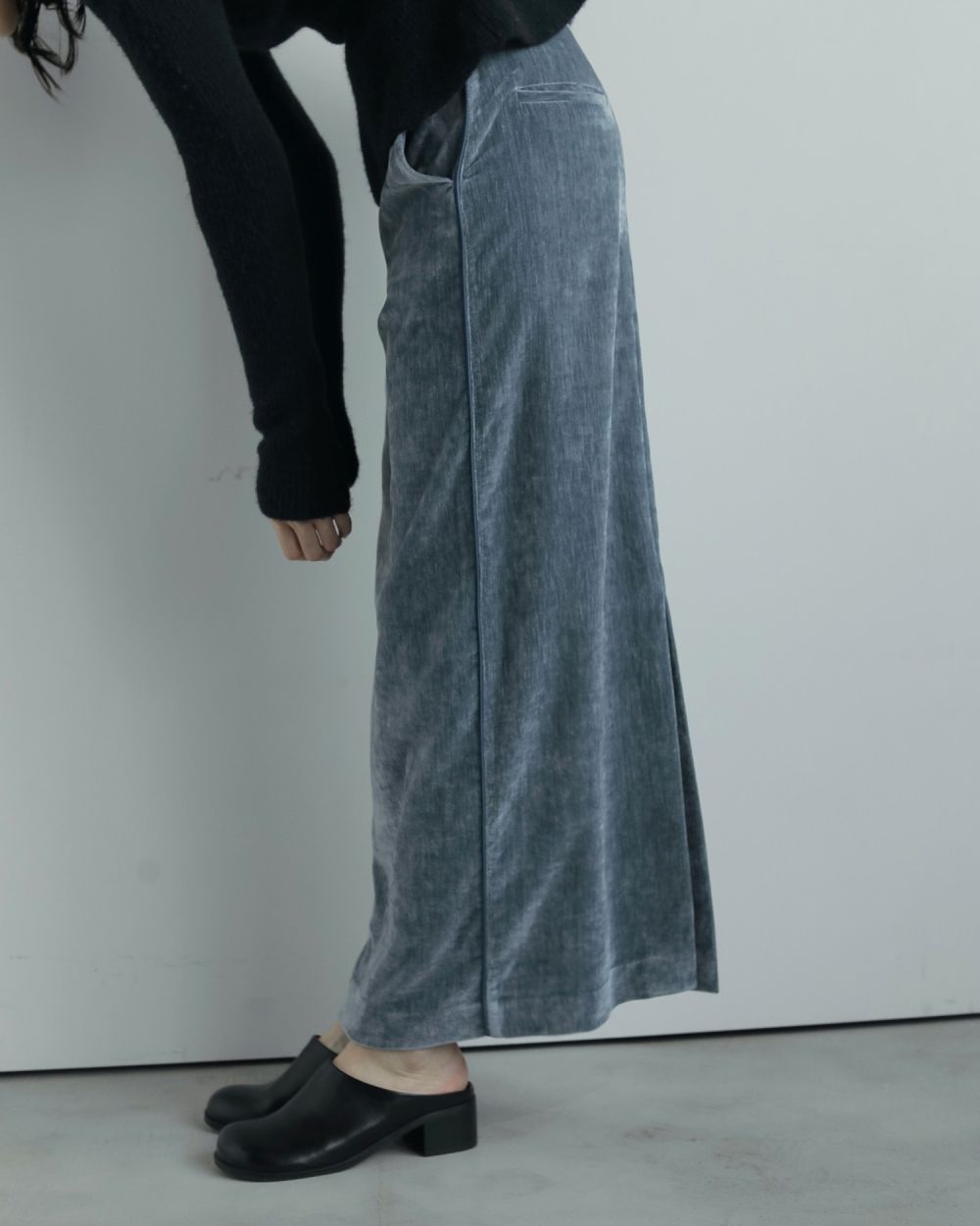 Ecoleather Heel Slip-ons Ecoleather Heel Slip-ons,エコレザーヒールスリッポン,62521021,シューズ,靴,スリッポン,ヒールスリッポン,ànuke,アンヌーク,lifes,ライフズ,25aw