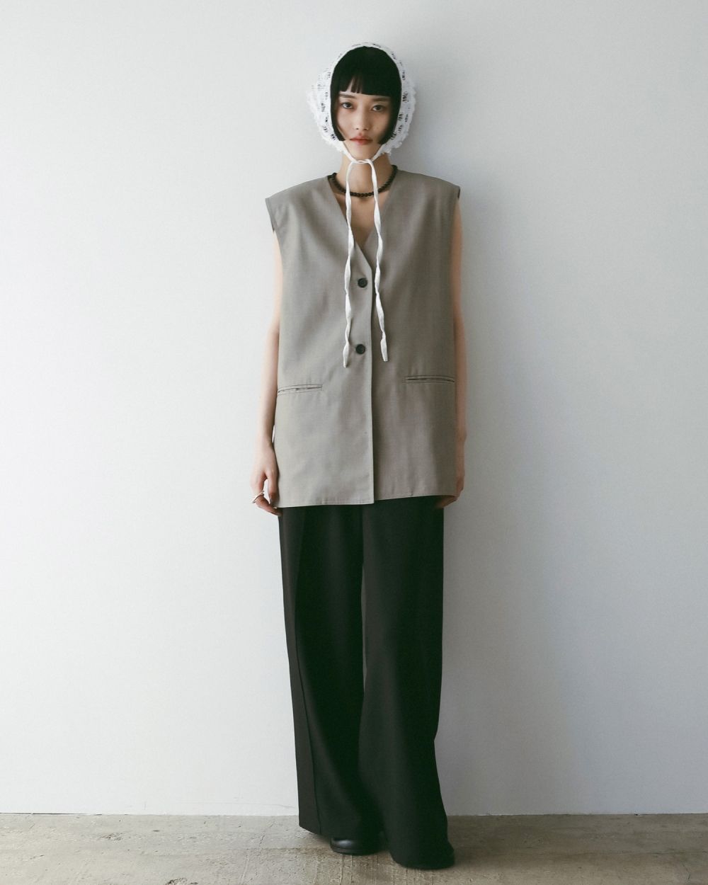 Lace Babushka Lace Babushka,レース バブーシュカ,62521022,ヘッドウェア,レース素材,ànuke,アンヌーク,lifes,ライフズ,25aw