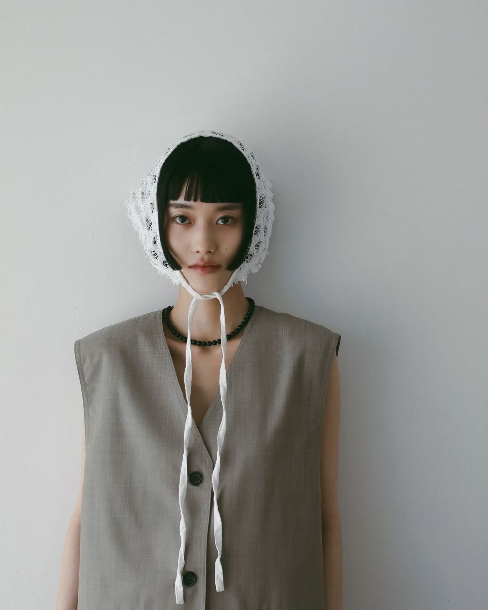 Lace Babushka Lace Babushka,レース バブーシュカ,62521022,ヘッドウェア,レース素材,ànuke,アンヌーク,lifes,ライフズ,25aw