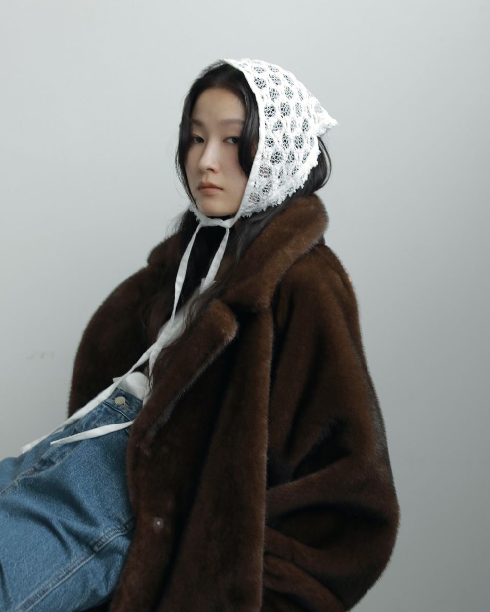 Lace Babushka Lace Babushka,レース バブーシュカ,62521022,ヘッドウェア,レース素材,ànuke,アンヌーク,lifes,ライフズ,25aw