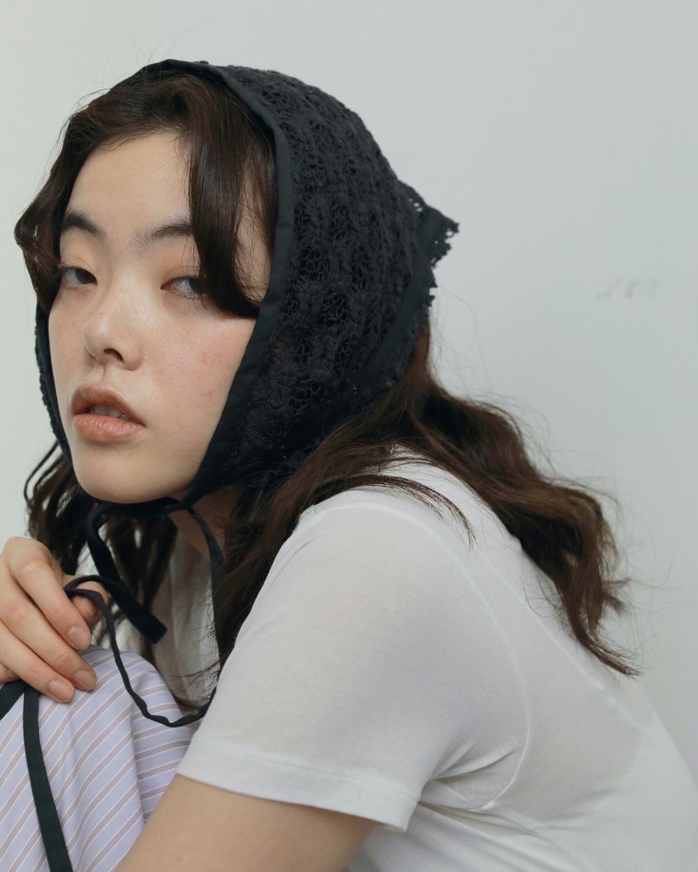 Lace Babushka Lace Babushka,レース バブーシュカ,62521022,ヘッドウェア,レース素材,ànuke,アンヌーク,lifes,ライフズ,25aw