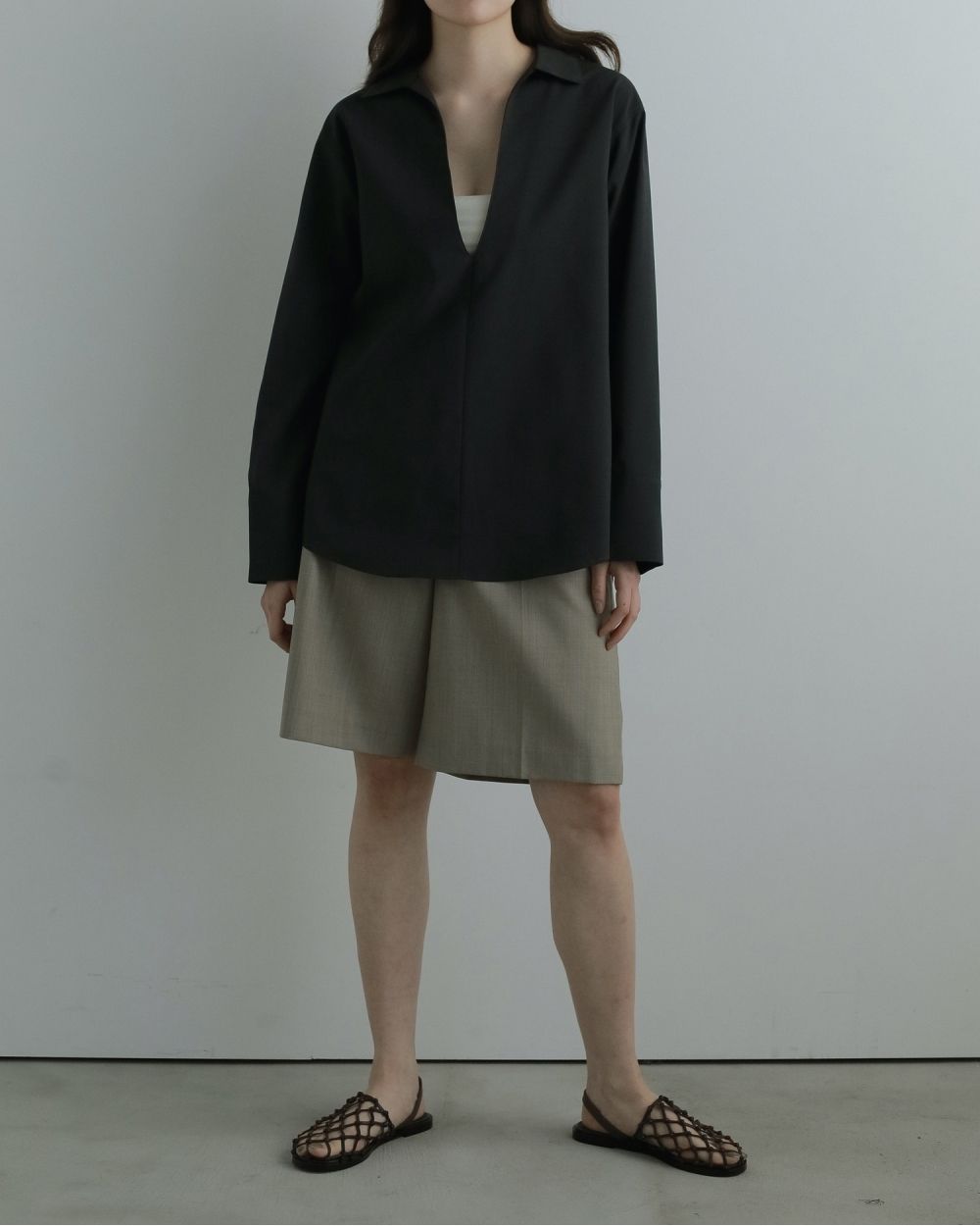 Braid Flat Shoes Braid Flat Shoes,ブレードフラットシューズ,62521028,シューズ,グッズ,メッシュサンダル,サンダル,靴,ànuke,アンヌーク,lifes,ライフズ,25aw