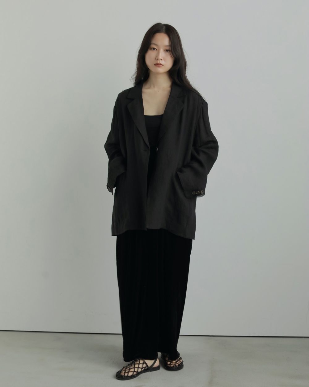 Braid Flat Shoes Braid Flat Shoes,ブレードフラットシューズ,62521028,シューズ,グッズ,メッシュサンダル,サンダル,靴,ànuke,アンヌーク,lifes,ライフズ,25aw