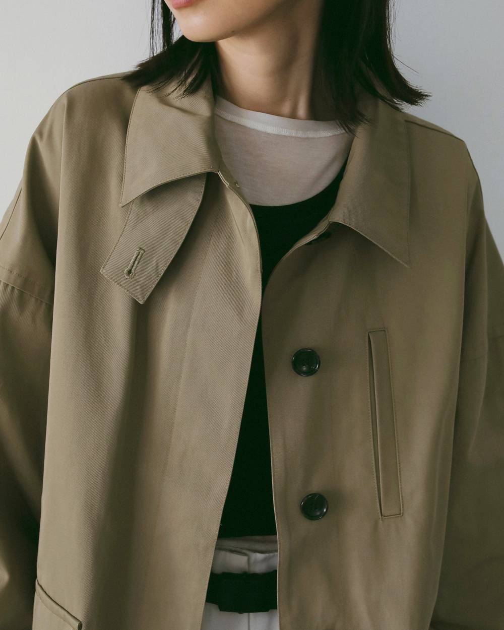 Over Half Coat Over Half Coat,オーバー ハーフ コート,62610001,アウター,コート,羽織,オーバーサイズ,ànuke,アンヌーク,lifes,ライフズ,26ss