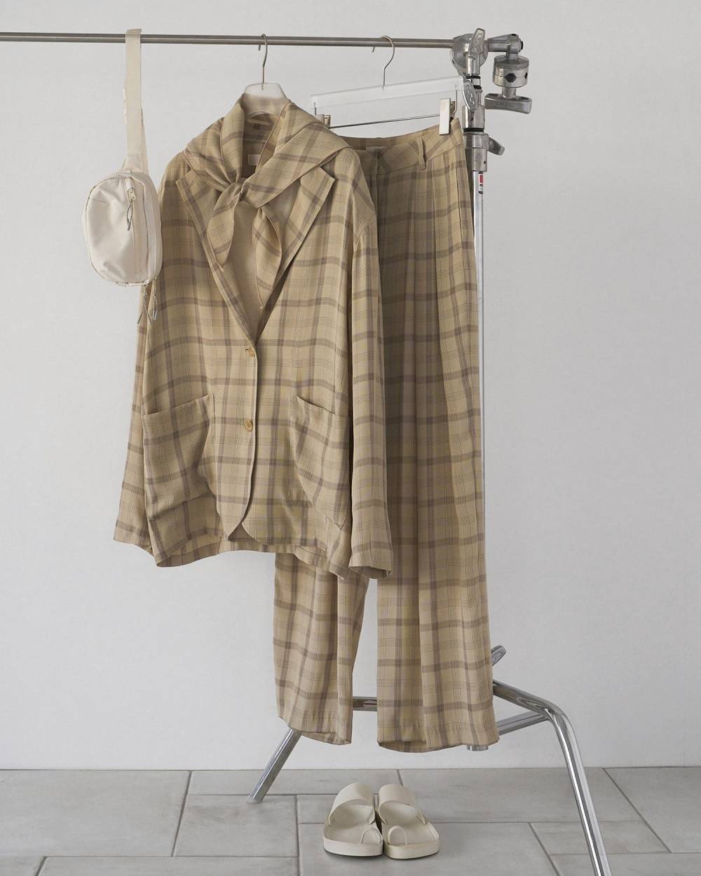 Check Over Jacket Check Over Jacket,チェック オーバー ジャケット,62610102,ジャケット,羽織,アウター,チェック柄,オーバージャケット,オーバーサイズ,シャツ,ànuke,アンヌーク,lifes,ライフズ,26ss