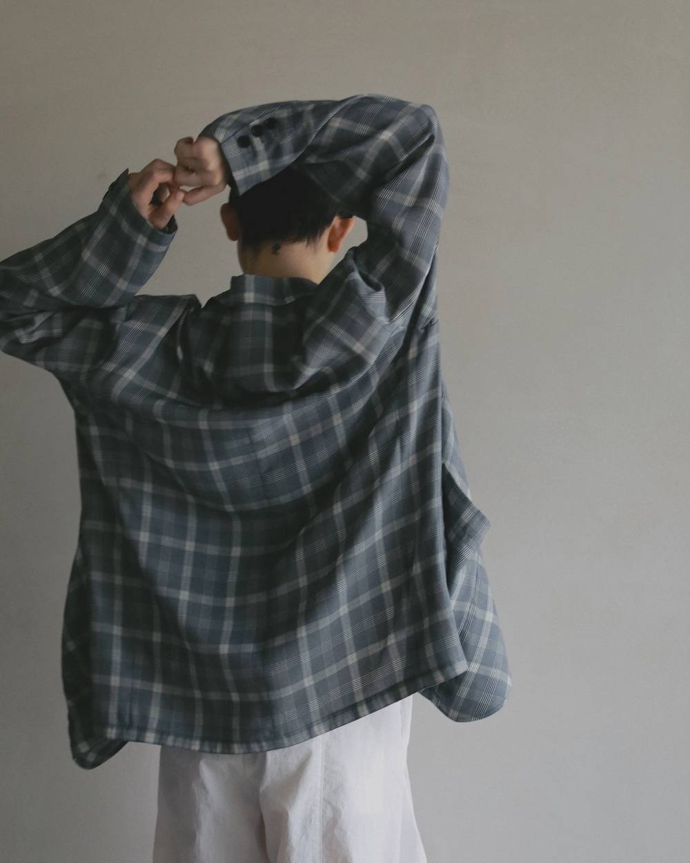 Check Over Jacket Check Over Jacket,チェック オーバー ジャケット,62610102,ジャケット,羽織,アウター,チェック柄,オーバージャケット,オーバーサイズ,シャツ,ànuke,アンヌーク,lifes,ライフズ,26ss