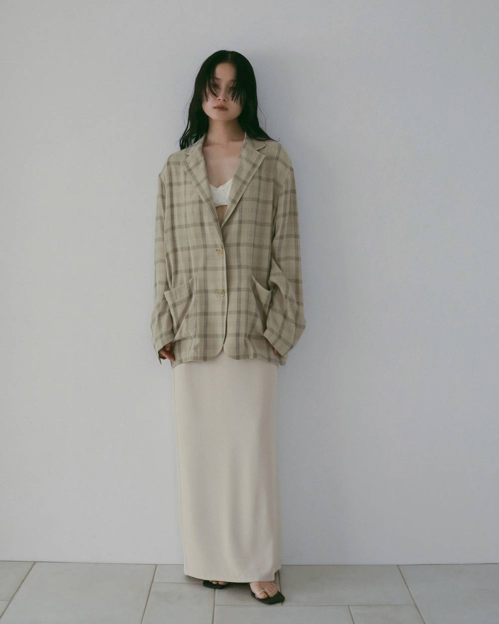 Check Over Jacket Check Over Jacket,チェック オーバー ジャケット,62610102,ジャケット,羽織,アウター,チェック柄,オーバージャケット,オーバーサイズ,シャツ,ànuke,アンヌーク,lifes,ライフズ,26ss