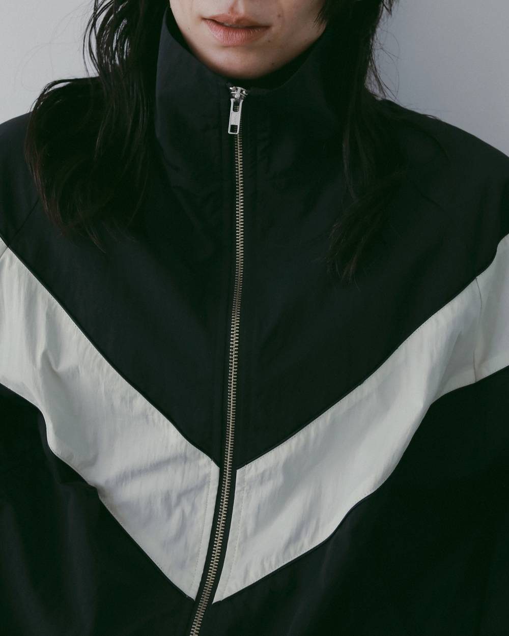 Nylon Track Blouzon Nylon Track Blouzon,ナイロン トラック ブルゾン,62610202,ブルゾン,アウター,羽織,軽アウター,ànuke,アンヌーク,lifes,ライフズ,26ss