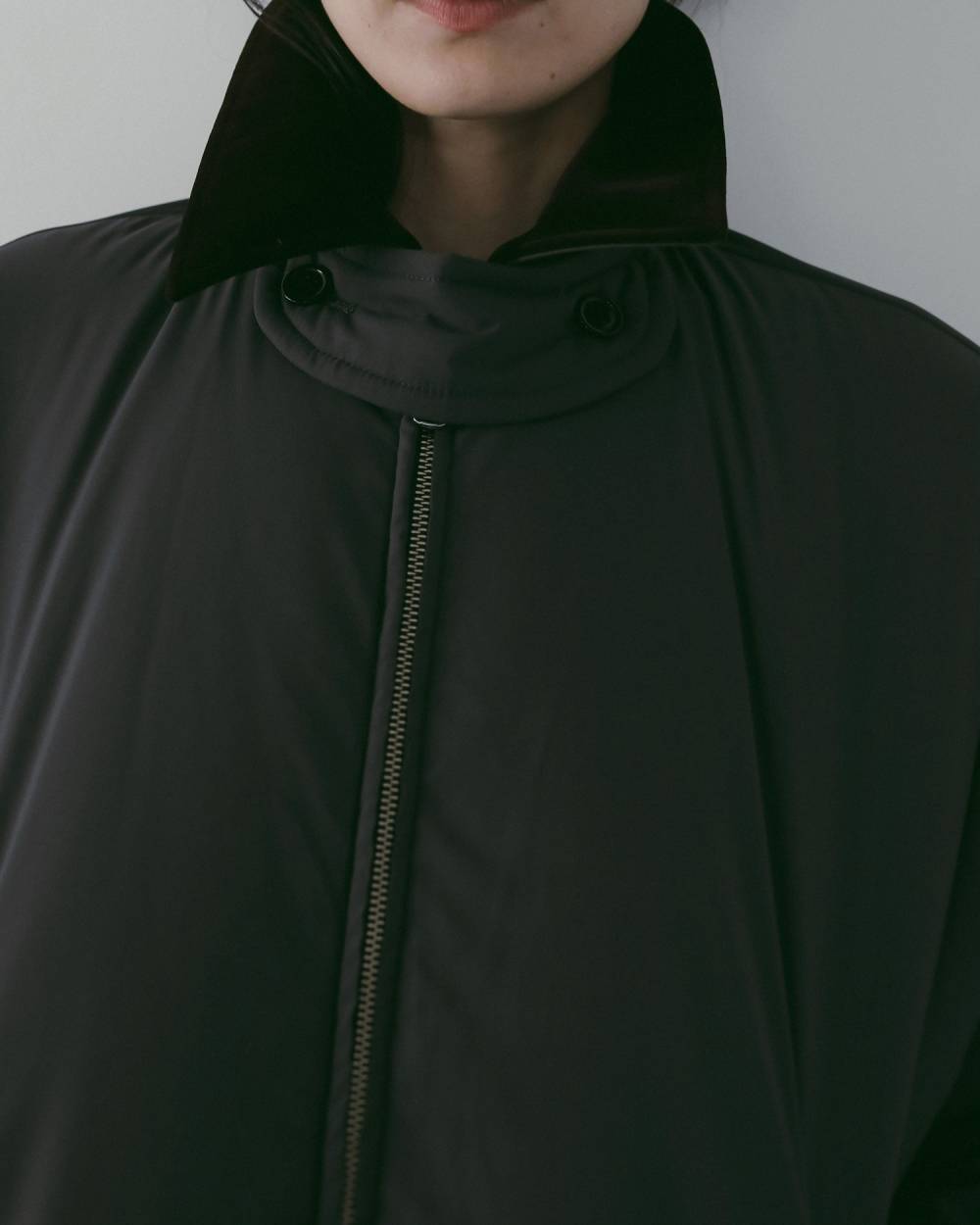 Velour Collar Blouzon 62610203,Velour Collar Blouzon(ベロア カラー ブルゾン,62610203,アウター,ブルゾン,中綿,ànuke,アンヌーク,lifes,ライフズ,26ss