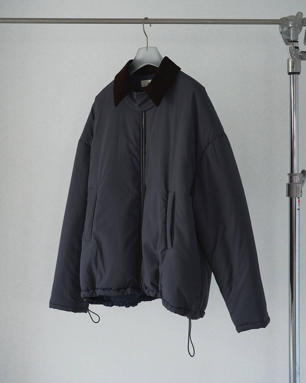 Velour Collar Blouzon 62610203,Velour Collar Blouzon(ベロア カラー ブルゾン,62610203,アウター,ブルゾン,中綿,ànuke,アンヌーク,lifes,ライフズ,26ss