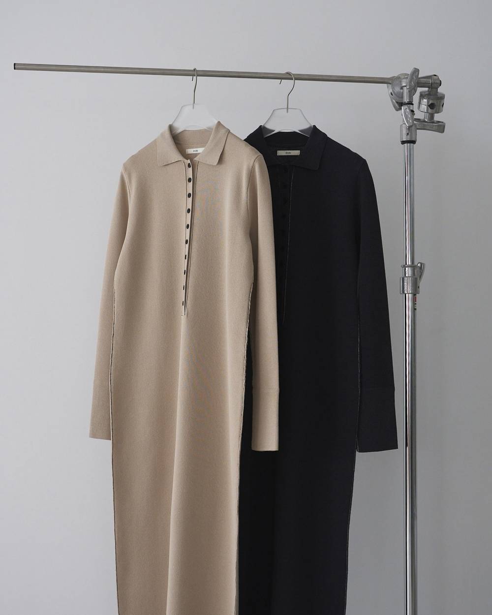 Knit Polo Onepiece Knit Polo Onepiece(ニット ポロ ワンピース,62610301,ワンピース,ワンピ,ニットワンピ,ドレス,ànuke,アンヌーク,lifes,ライフズ,26ss