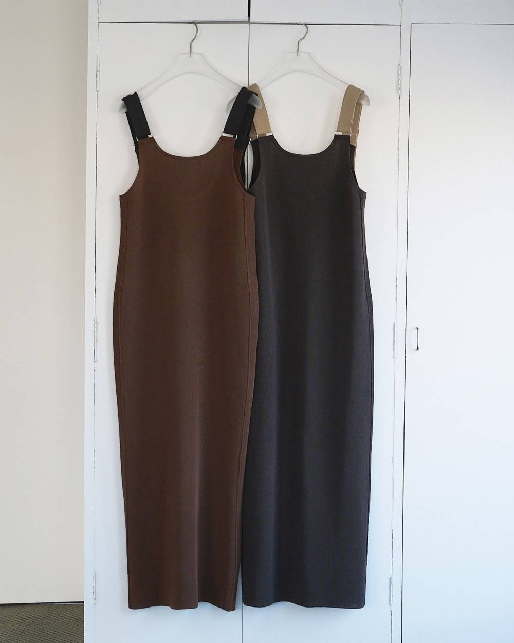 Salopette Knit Onepiece Salopette Knit Onepiece,サロペット ニット ワンピース,62610303,サロペット,ワンピース,ニットワンピ,ànuke,アンヌーク,lifes,ライフズ,26ss