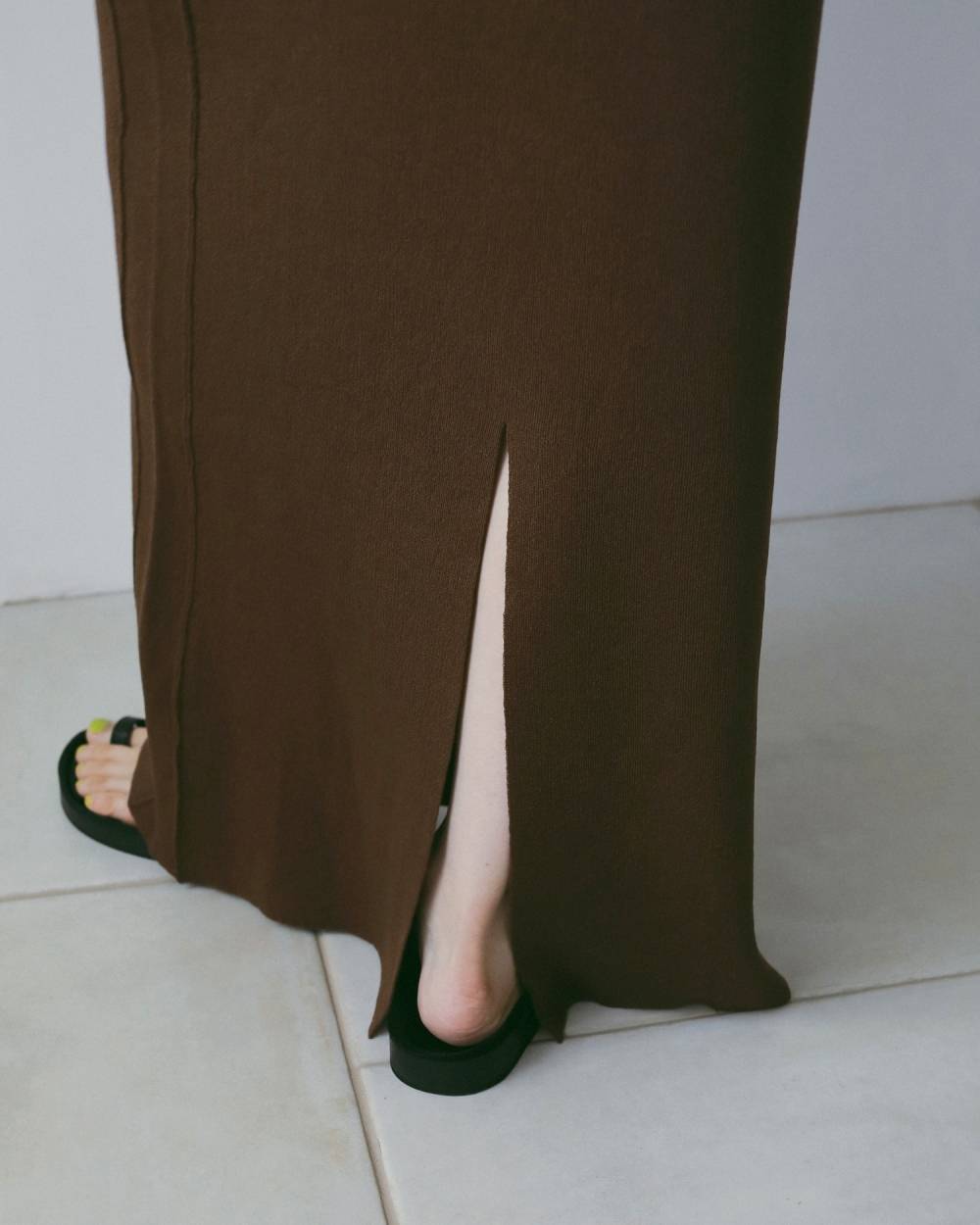 Salopette Knit Onepiece Salopette Knit Onepiece,サロペット ニット ワンピース,62610303,サロペット,ワンピース,ニットワンピ,ànuke,アンヌーク,lifes,ライフズ,26ss