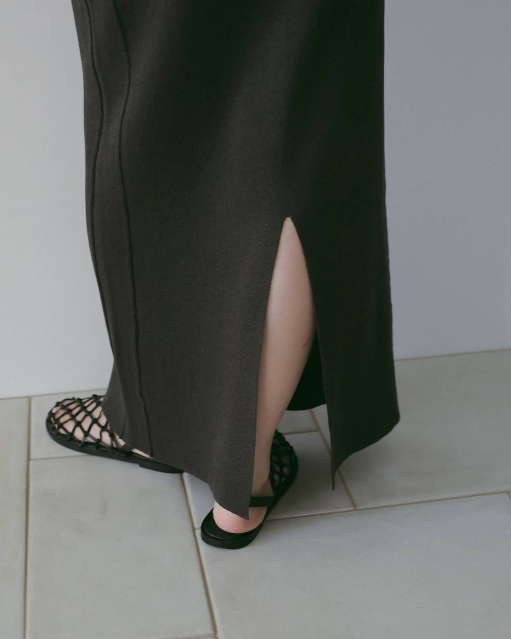 Salopette Knit Onepiece Salopette Knit Onepiece,サロペット ニット ワンピース,62610303,サロペット,ワンピース,ニットワンピ,ànuke,アンヌーク,lifes,ライフズ,26ss