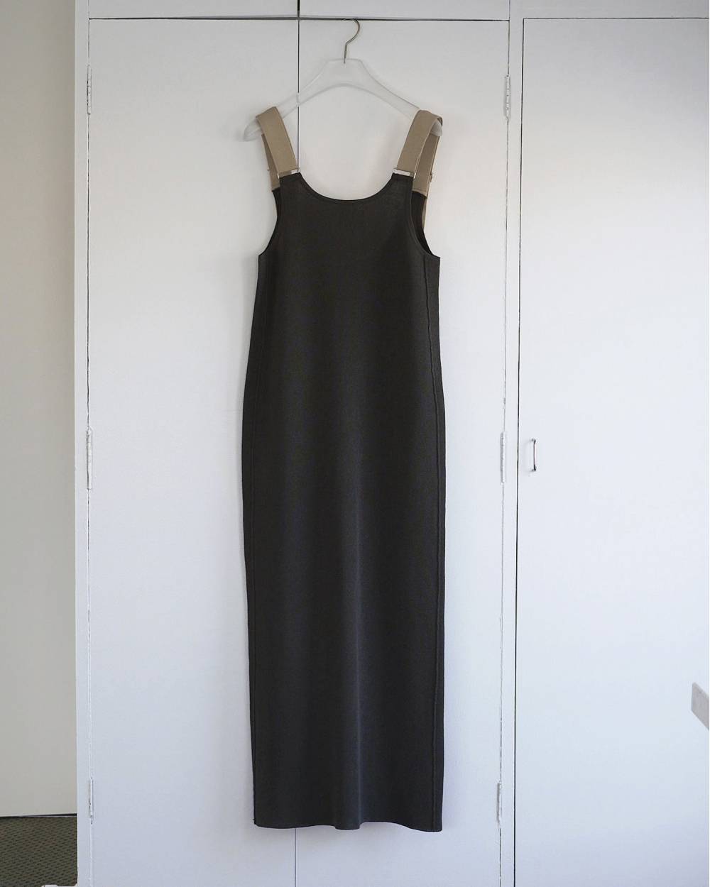 Salopette Knit Onepiece Salopette Knit Onepiece,サロペット ニット ワンピース,62610303,サロペット,ワンピース,ニットワンピ,ànuke,アンヌーク,lifes,ライフズ,26ss