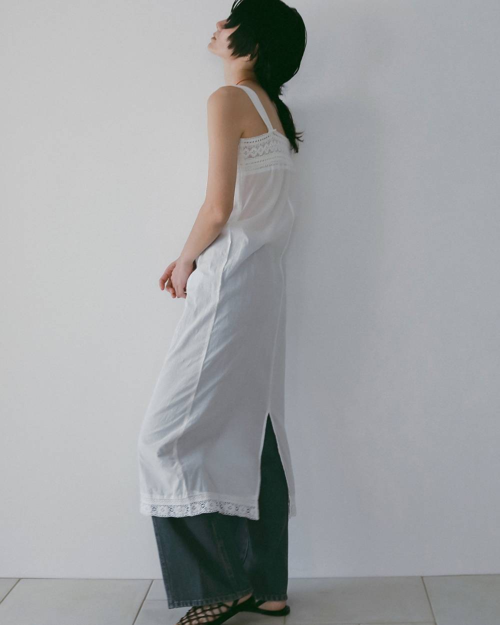 Patchwork Lace Onepiece Patchwork Lace Onepiece,パッチワーク レース ワンピース,62610304,ワンピース,ワンピ,スリーブレスワンピース,ànuke,アンヌーク,lifes,ライフズ,26ss