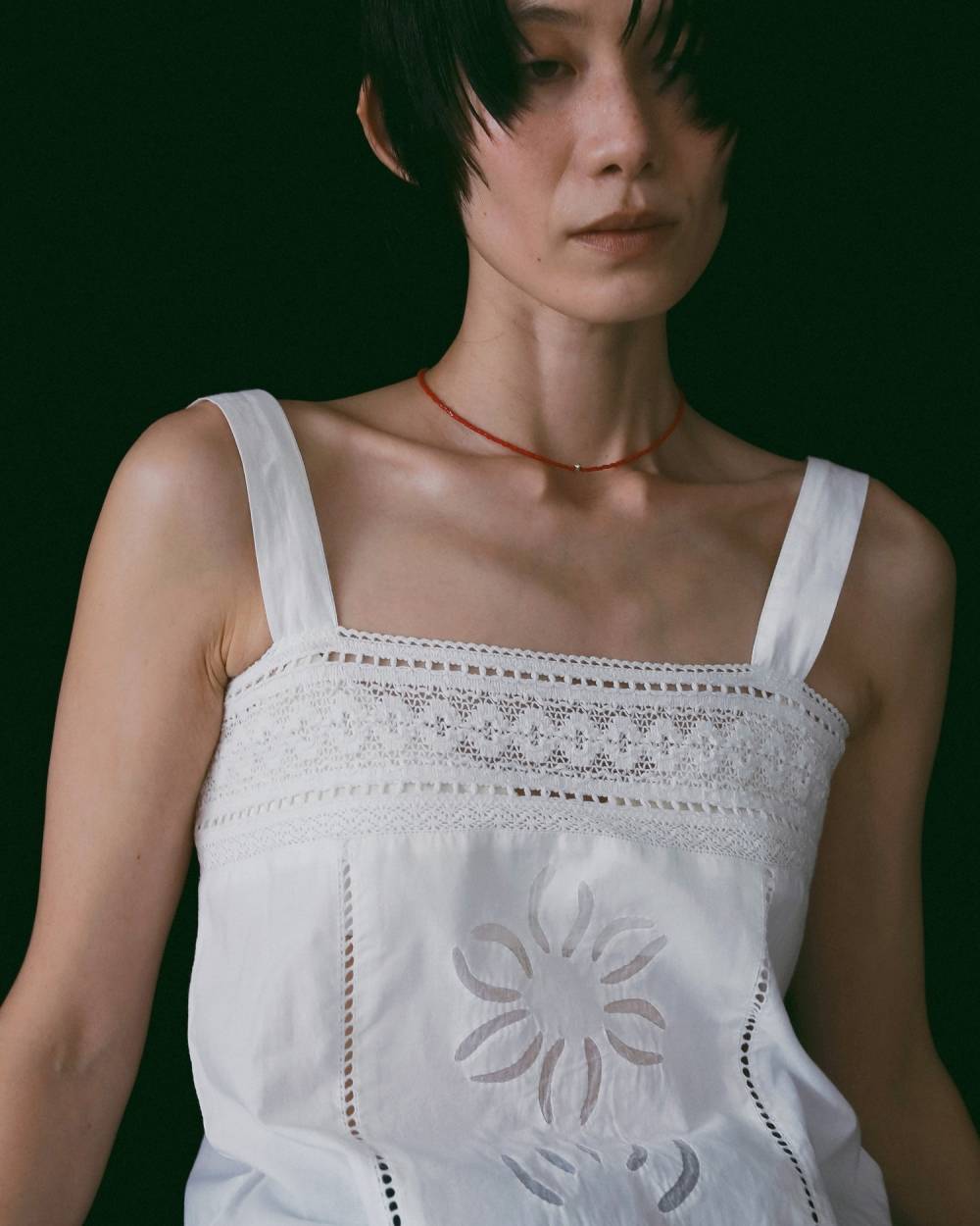 Patchwork Lace Onepiece Patchwork Lace Onepiece,パッチワーク レース ワンピース,62610304,ワンピース,ワンピ,スリーブレスワンピース,ànuke,アンヌーク,lifes,ライフズ,26ss