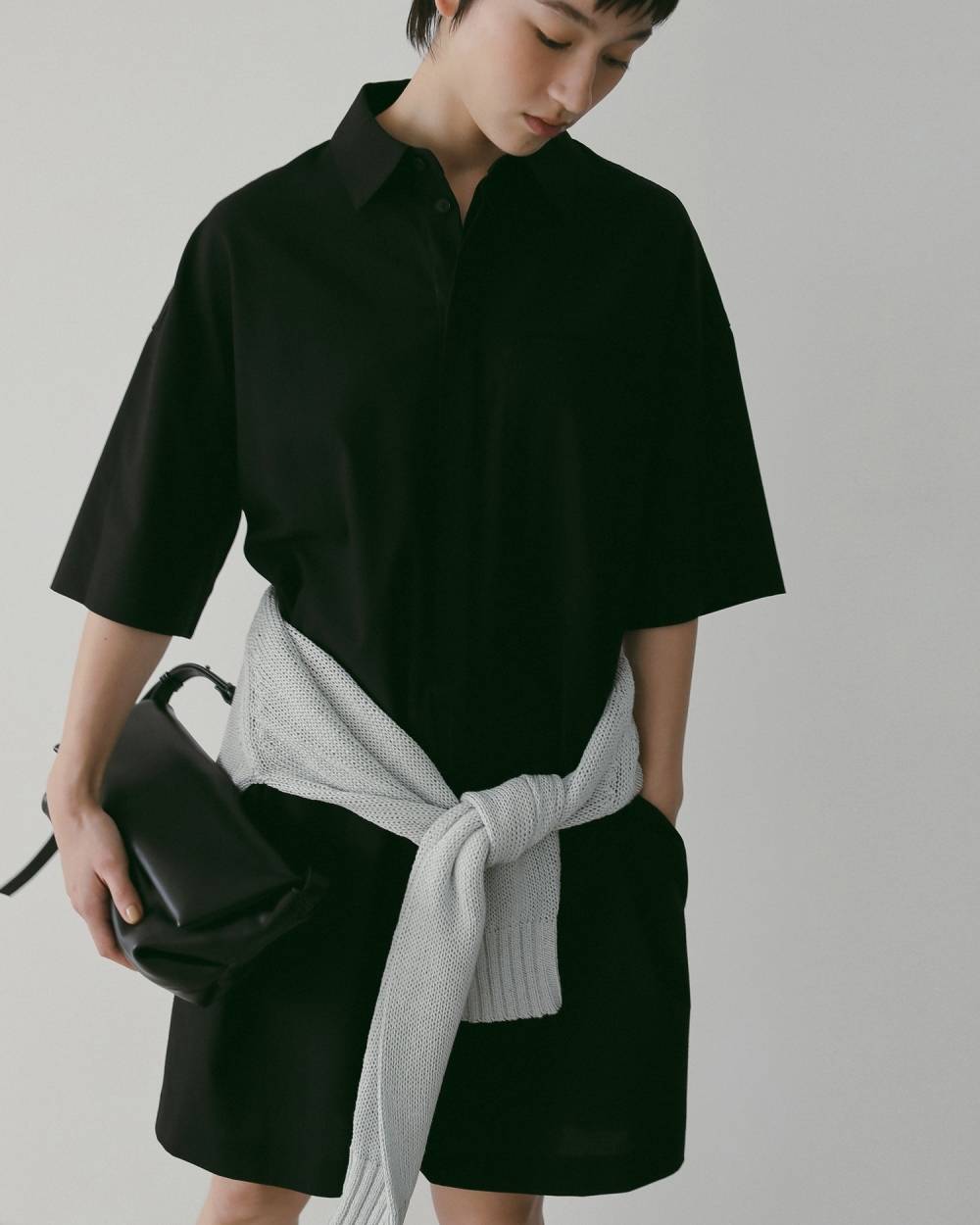 Halfsleeve Shirts Combinaison Halfsleeve Shirts Combinaison,ハーフスリーブ シャツ コンビネゾン,62610305,コンビネゾン,シャツコンビネゾン,ワンピース,ànuke,アンヌーク,lifes,ライフズ,26ss