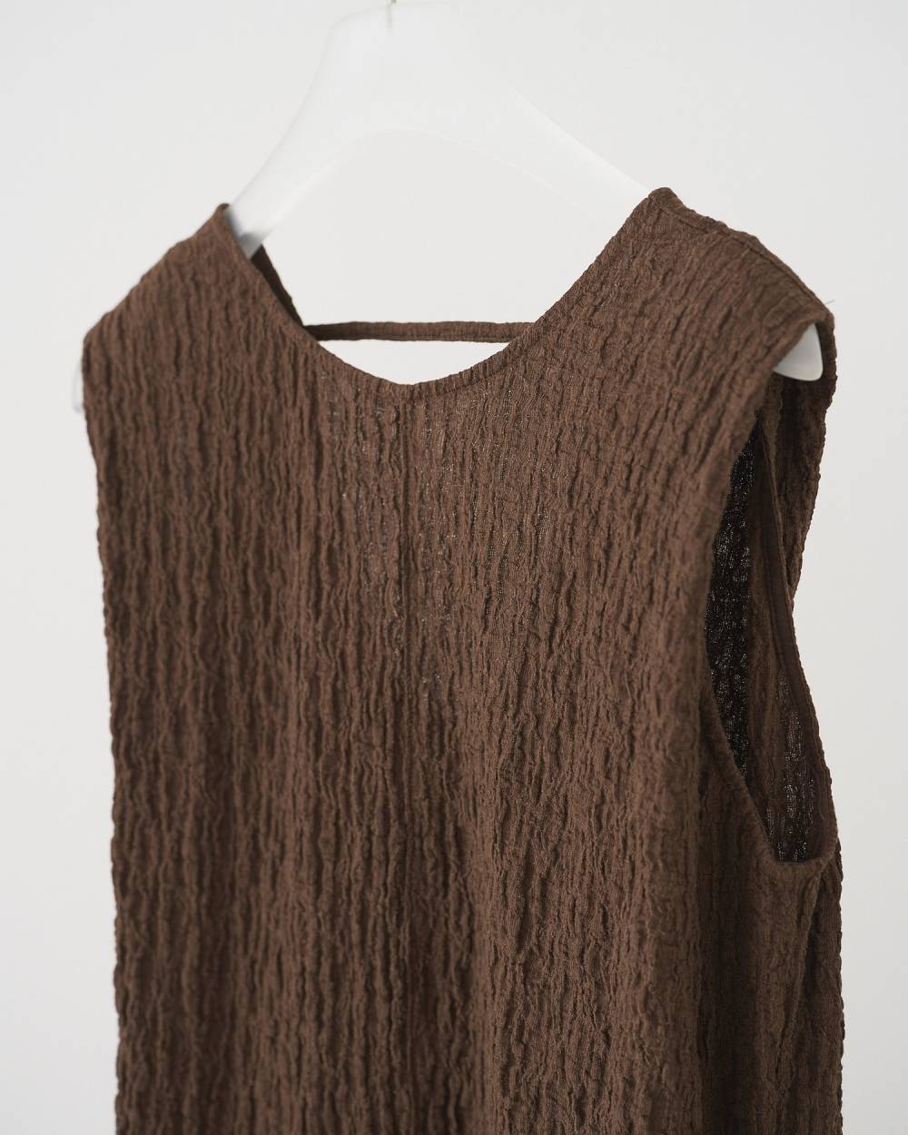 Sleeveless Shirring Onepiece Sleeveless Shirring Onepiece,スリーブレス シャーリング ワンピース,62610306,ワンピース,ワンピ,ドレス,ànuke,アンヌーク,lifes,ライフズ,26ss