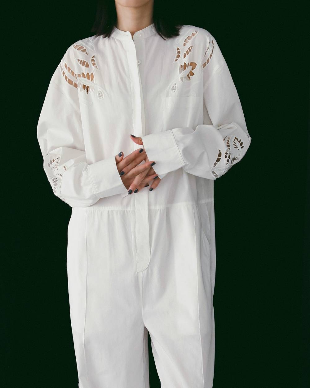 Cutwork Lace Combinaison Cutwork Lace Combinaison,カットワーク レース コンビネゾン,62610311,コンビネゾン,インド製,刺繍,ànuke,アンヌーク,lifes,ライフズ,26ss