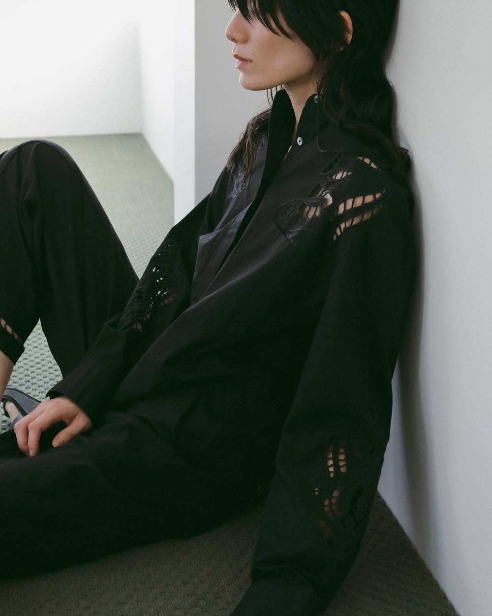 Cutwork Lace Combinaison Cutwork Lace Combinaison,カットワーク レース コンビネゾン,62610311,コンビネゾン,インド製,刺繍,ànuke,アンヌーク,lifes,ライフズ,26ss