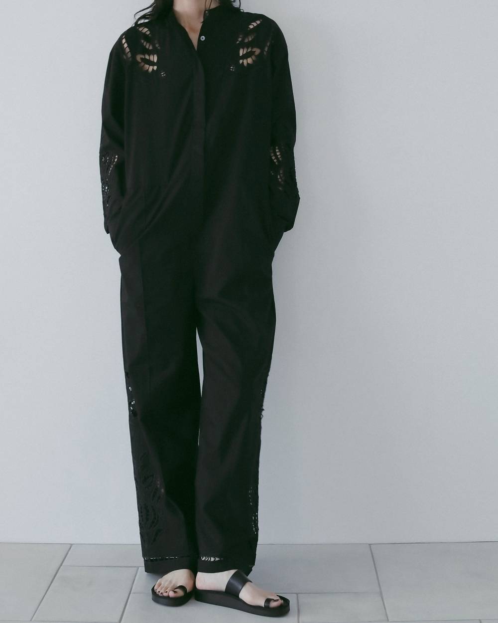 Cutwork Lace Combinaison Cutwork Lace Combinaison,カットワーク レース コンビネゾン,62610311,コンビネゾン,インド製,刺繍,ànuke,アンヌーク,lifes,ライフズ,26ss