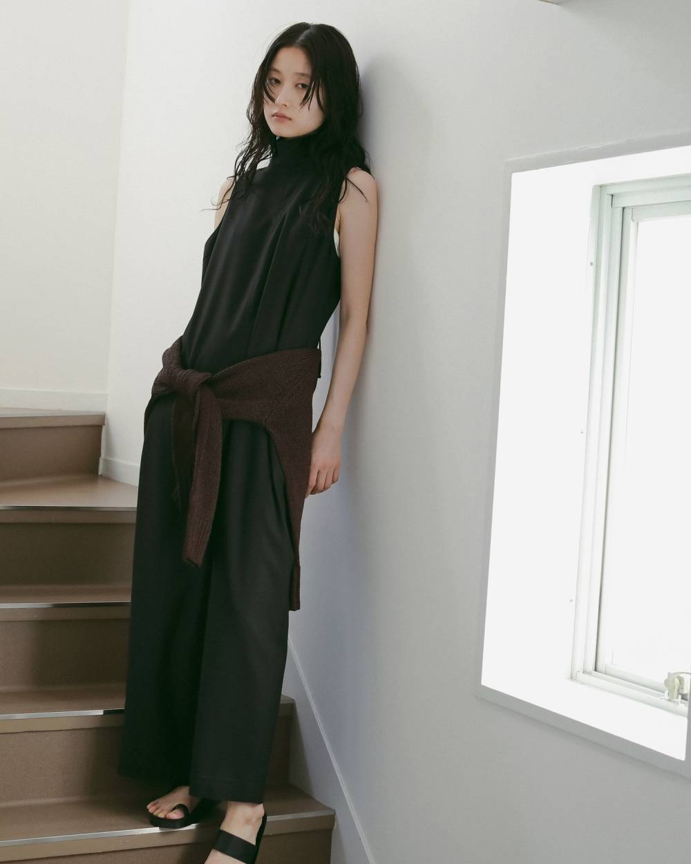 Highneck Sleeveless Onepiece Highneck Sleeveless Onepiece,ハイネック スリーブレス ワンピース,62610314,ワンピース,ワンピ,ドレス,ノースリーブワンピース,ノースリーブ,ノースリ,ハイネック,ànuke,アンヌーク,lifes,ライフズ,26ss