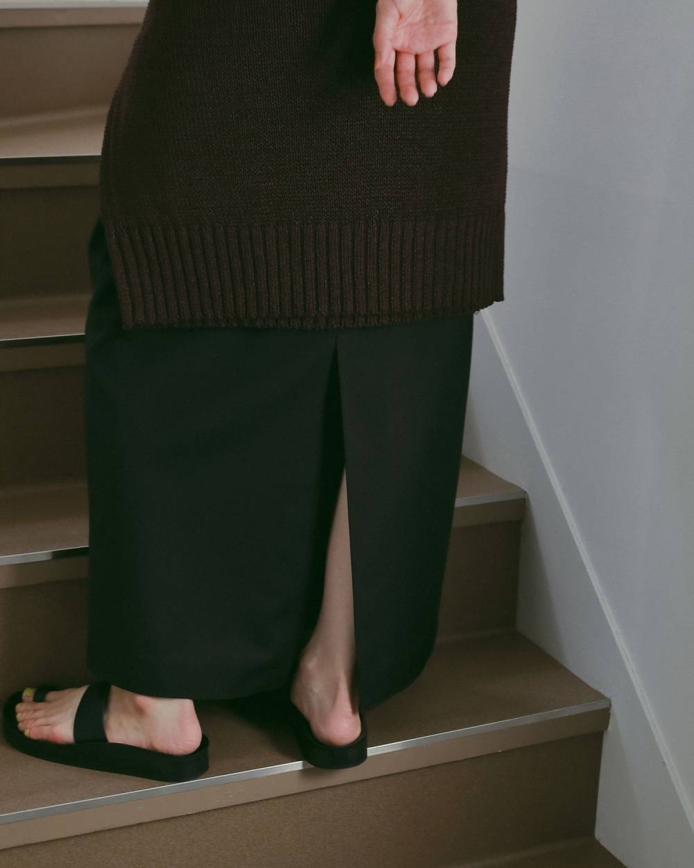 Highneck Sleeveless Onepiece Highneck Sleeveless Onepiece,ハイネック スリーブレス ワンピース,62610314,ワンピース,ワンピ,ドレス,ノースリーブワンピース,ノースリーブ,ノースリ,ハイネック,ànuke,アンヌーク,lifes,ライフズ,26ss