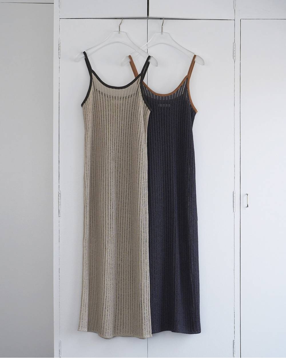 Piping Cami Onepiece Piping Cami Onepiece,パイピング キャミ ワンピース,62610316,ワンピース,ワンピ,キャミワンピ,メッシュニットワンピース,ànuke,アンヌーク,lifes,ライフズ,26ss