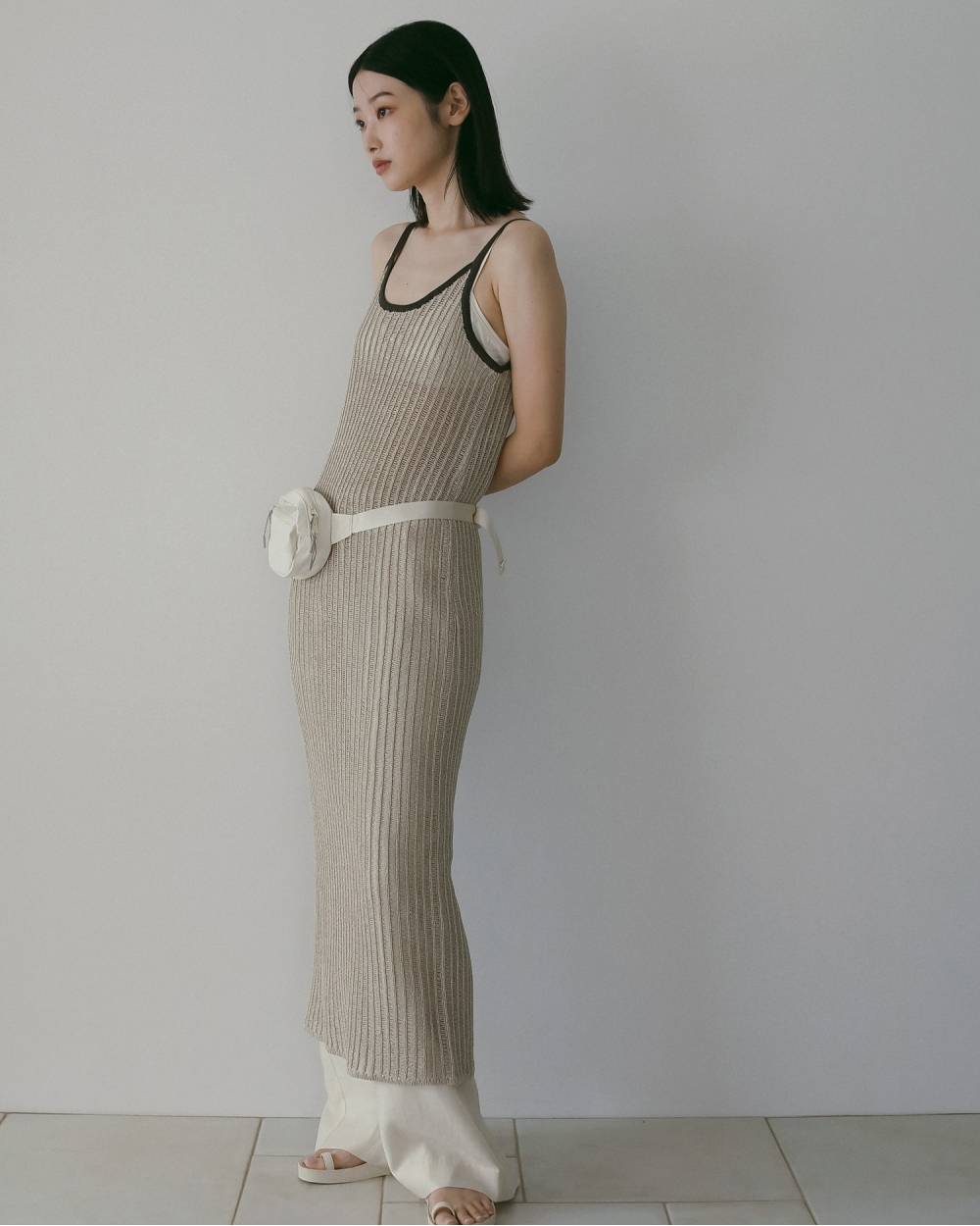 Piping Cami Onepiece Piping Cami Onepiece,パイピング キャミ ワンピース,62610316,ワンピース,ワンピ,キャミワンピ,メッシュニットワンピース,ànuke,アンヌーク,lifes,ライフズ,26ss