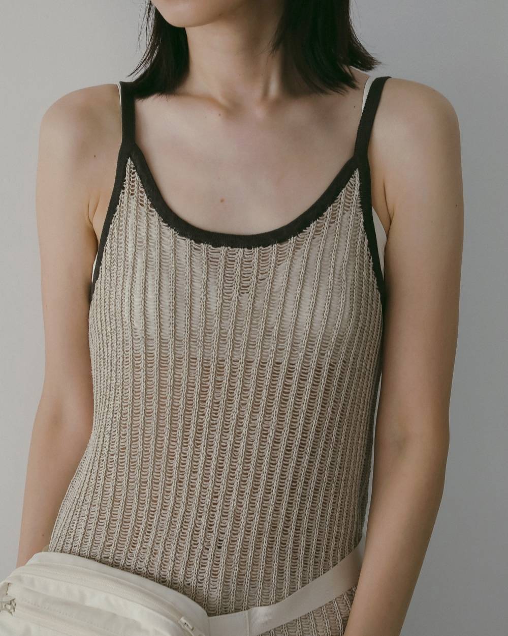 Piping Cami Onepiece Piping Cami Onepiece,パイピング キャミ ワンピース,62610316,ワンピース,ワンピ,キャミワンピ,メッシュニットワンピース,ànuke,アンヌーク,lifes,ライフズ,26ss