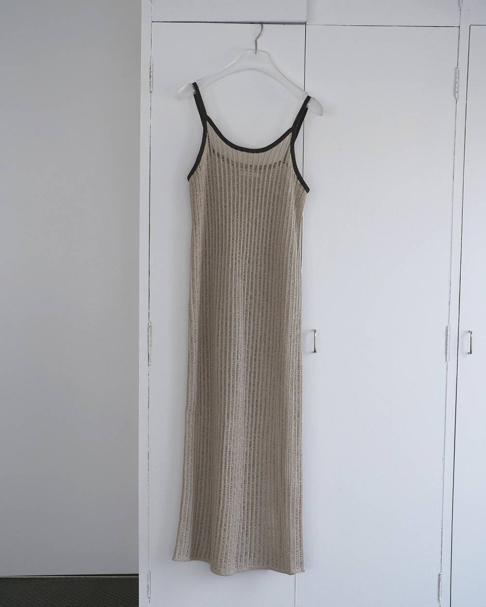 Piping Cami Onepiece Piping Cami Onepiece,パイピング キャミ ワンピース,62610316,ワンピース,ワンピ,キャミワンピ,メッシュニットワンピース,ànuke,アンヌーク,lifes,ライフズ,26ss