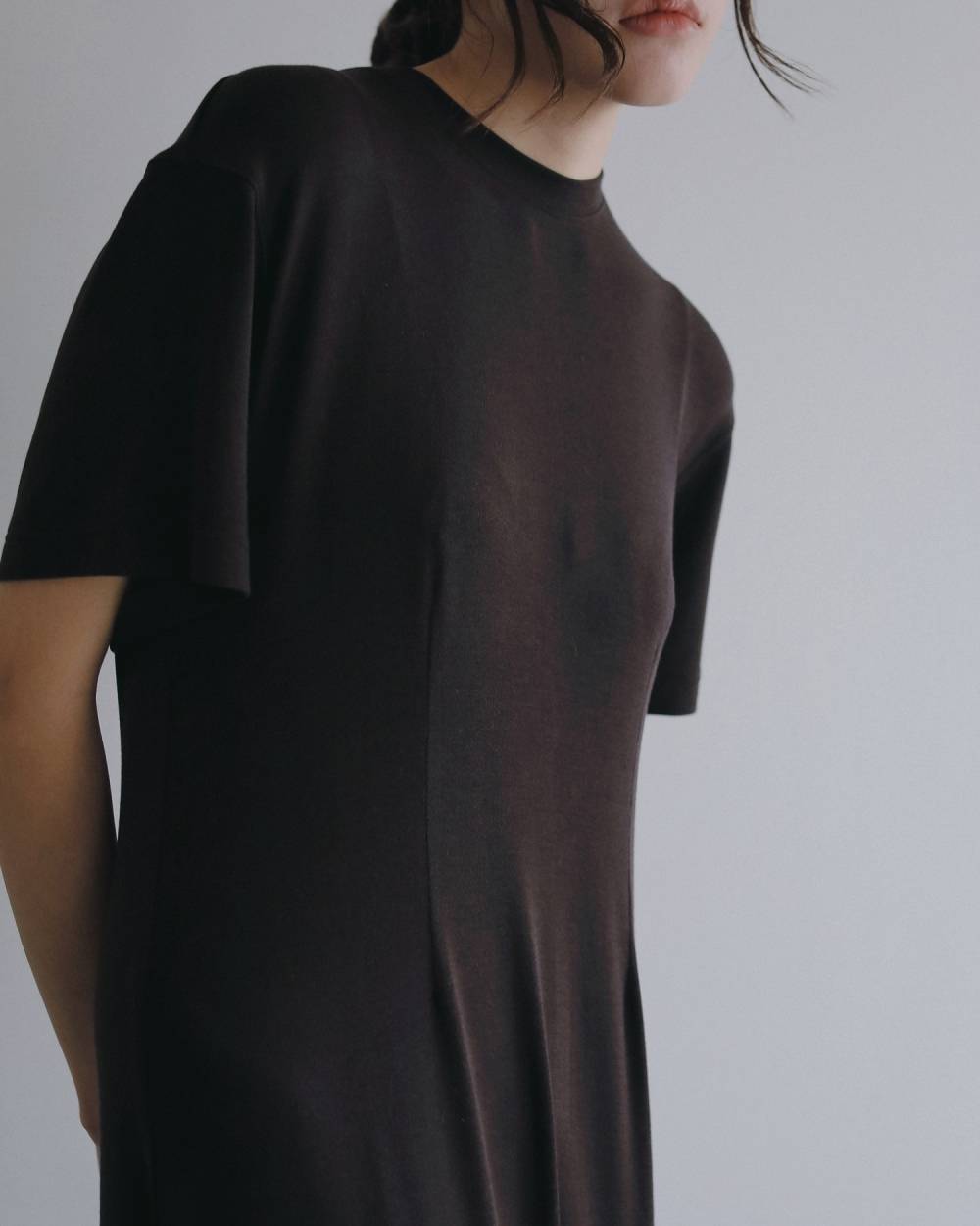 Soft Cocoon Onepiece Soft Cocoon Onepiece,ソフト コクーン ワンピース,62610317,ワンピース,ワンピ,ロングワンピース,カットソー素材,ànuke,アンヌーク,lifes,ライフズ,26ss