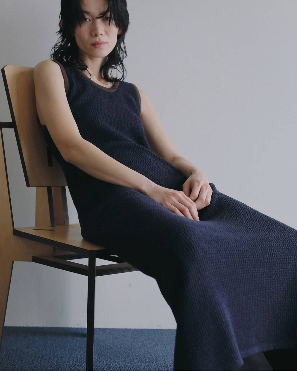 Mesh Bicolor Onepiece Mesh Bicolor Onepiece,メッシュ バイカラー ワンピース,62610318,ワンピース,ワンピ,ニットワンピース,ànuke,アンヌーク,lifes,ライフズ,26ss