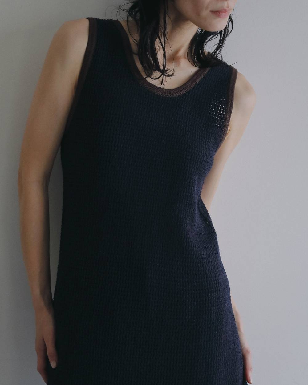 Mesh Bicolor Onepiece Mesh Bicolor Onepiece,メッシュ バイカラー ワンピース,62610318,ワンピース,ワンピ,ニットワンピース,ànuke,アンヌーク,lifes,ライフズ,26ss
