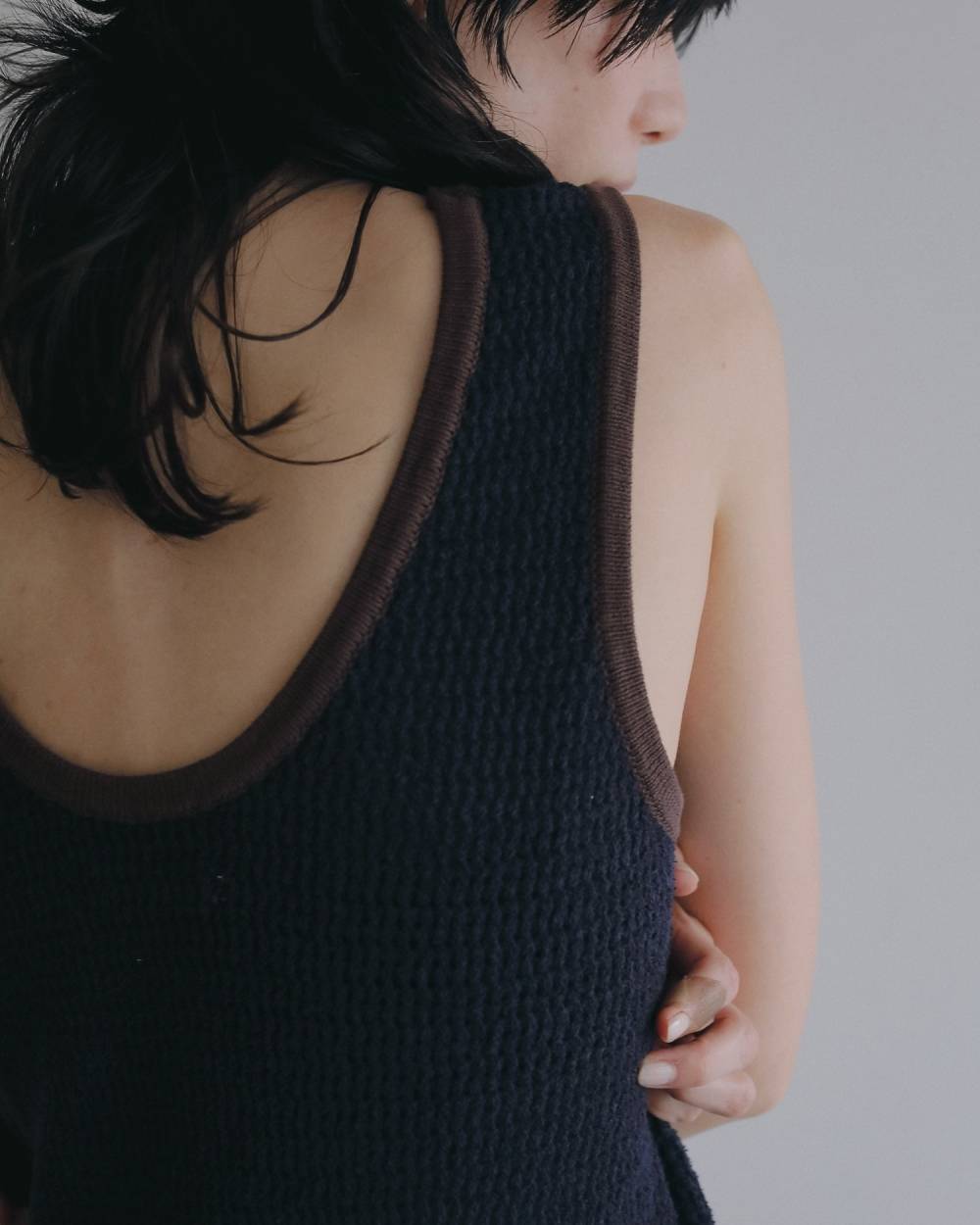 Mesh Bicolor Onepiece Mesh Bicolor Onepiece,メッシュ バイカラー ワンピース,62610318,ワンピース,ワンピ,ニットワンピース,ànuke,アンヌーク,lifes,ライフズ,26ss