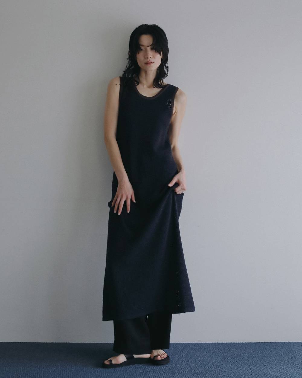 Mesh Bicolor Onepiece Mesh Bicolor Onepiece,メッシュ バイカラー ワンピース,62610318,ワンピース,ワンピ,ニットワンピース,ànuke,アンヌーク,lifes,ライフズ,26ss