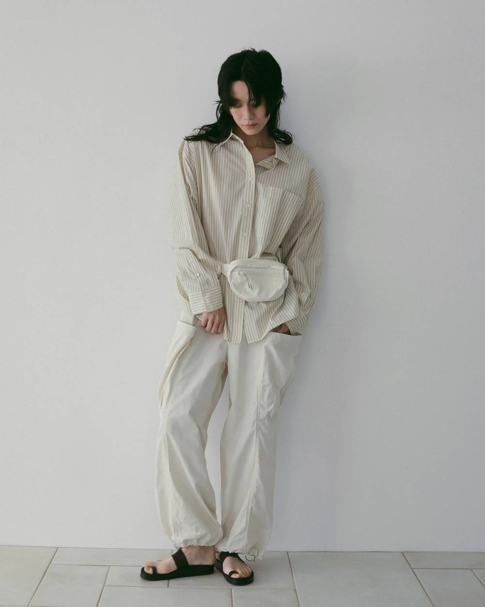 Stripe Over Shirts Stripe Over Shirts,ストライプ オーバー シャツ,62610401,シャツ,ブラウス,トップス,ストライプ柄,ストライプシャツ,オーバーサイズ,ànuke,アンヌーク,lifes,ライフズ,26ss