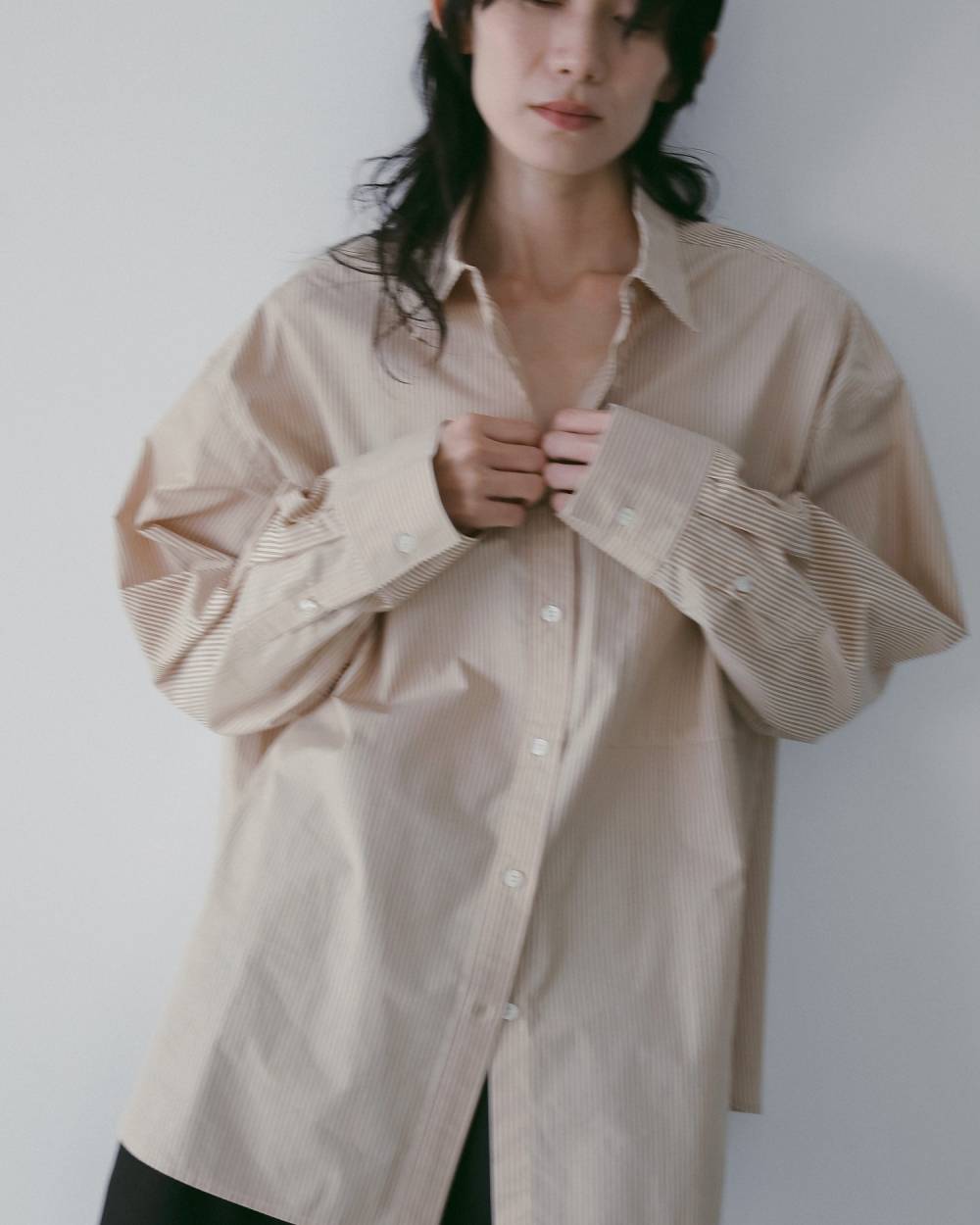 Stripe Over Shirts Stripe Over Shirts,ストライプ オーバー シャツ,62610401,シャツ,ブラウス,トップス,ストライプ柄,ストライプシャツ,オーバーサイズ,ànuke,アンヌーク,lifes,ライフズ,26ss