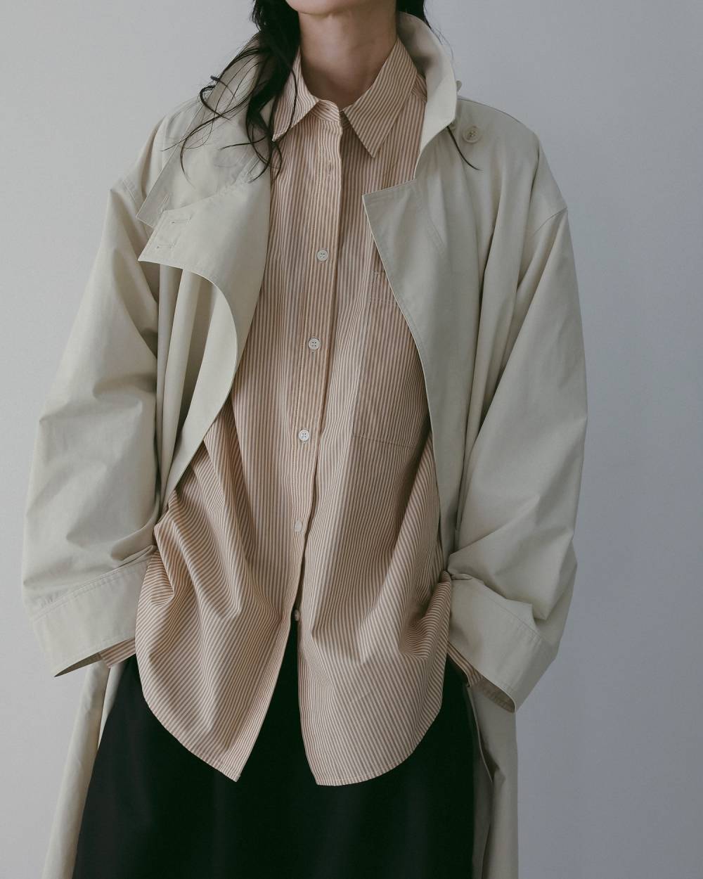 Stripe Over Shirts Stripe Over Shirts,ストライプ オーバー シャツ,62610401,シャツ,ブラウス,トップス,ストライプ柄,ストライプシャツ,オーバーサイズ,ànuke,アンヌーク,lifes,ライフズ,26ss