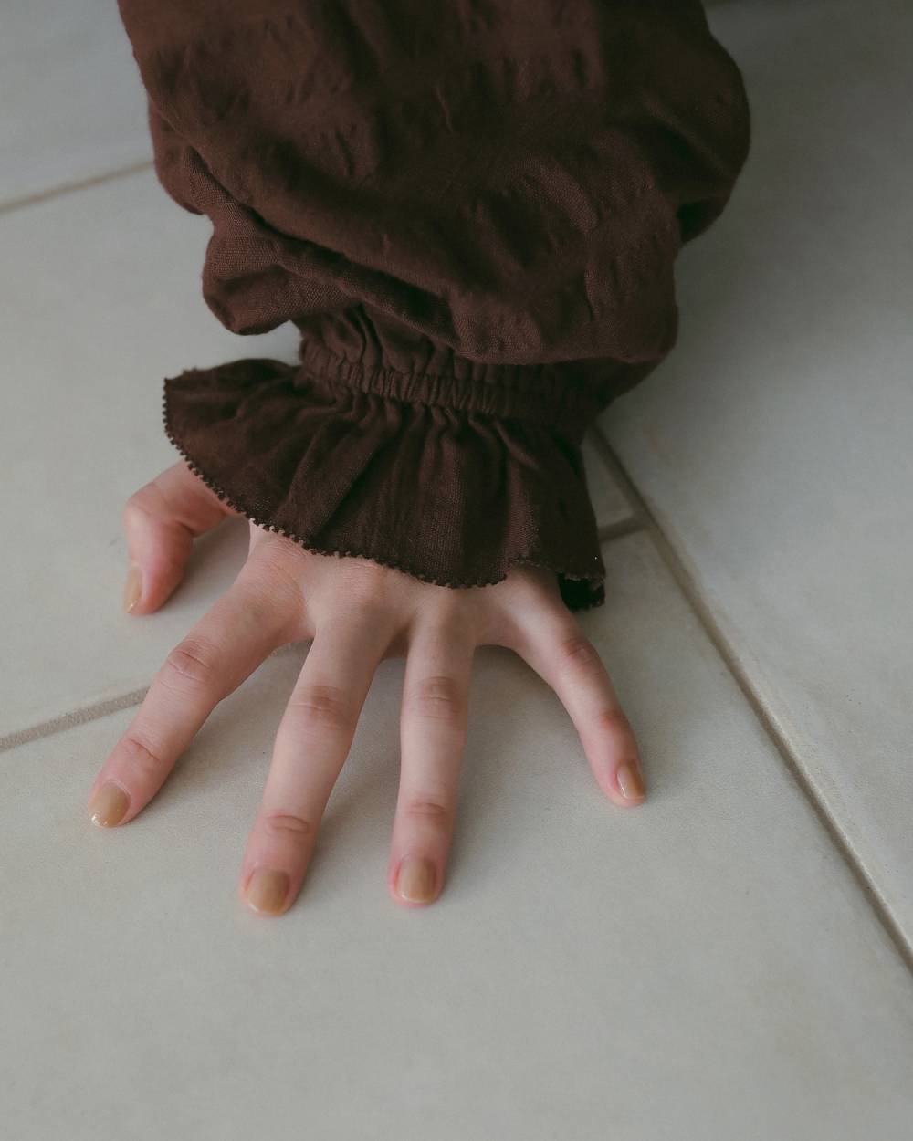 Gather Volume Blouse Gather Volume Blouse,ギャザー ボリューム ブラウス,62610404,トップス,シャツ,ブラウス,インド製,ànuke,アンヌーク,lifes,ライフズ,26ss