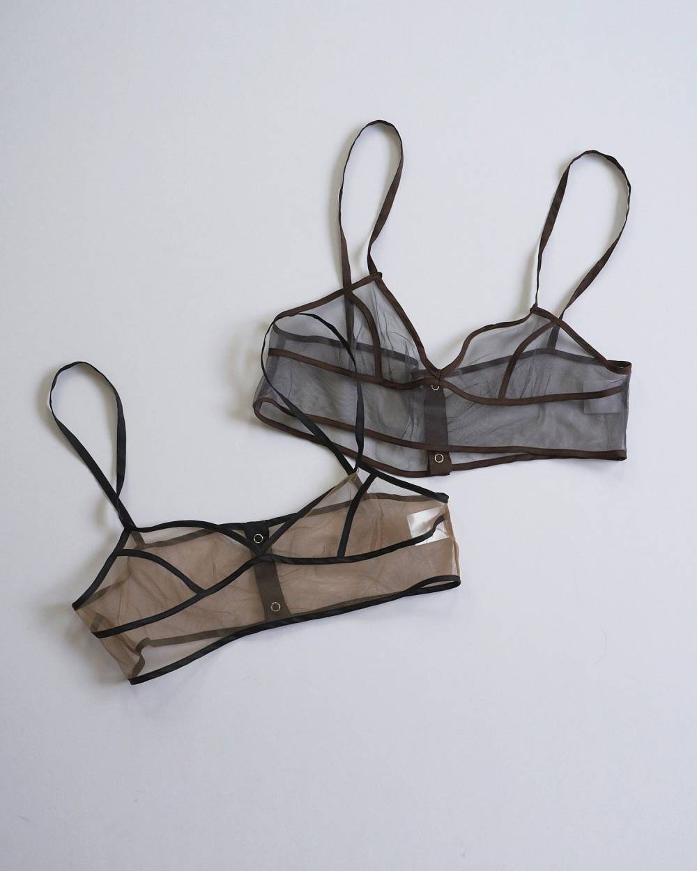 Bicolor Tulle Bratop Bicolor Tulle Bratop,バイカラー チュール ブラトップ,62610406,ブラトップ,トップス,チュール,レイヤード,シアー,透け感,ànuke,アンヌーク,lifes,ライフズ,26ss