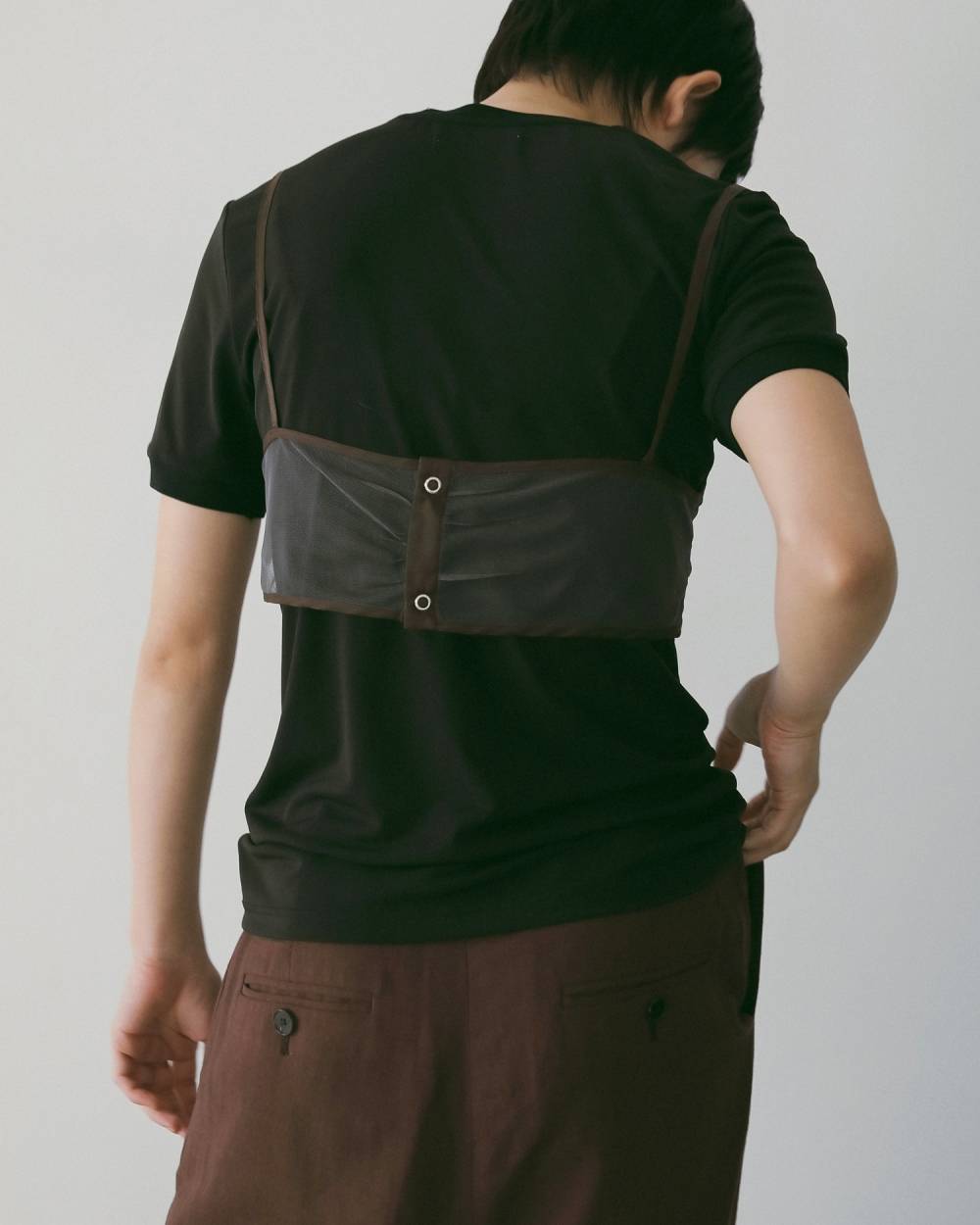 Bicolor Tulle Bratop Bicolor Tulle Bratop,バイカラー チュール ブラトップ,62610406,ブラトップ,トップス,チュール,レイヤード,シアー,透け感,ànuke,アンヌーク,lifes,ライフズ,26ss