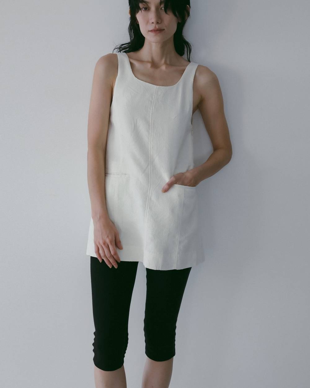 Jacquard Square Tunic Jacquard Square Tunic,ジャガード スクエア チュニック,62610410,トップス,チュニック,チュニックトップス,ジャカード素材,スクエアネック,ànuke,アンヌーク,lifes,ライフズ,26ss